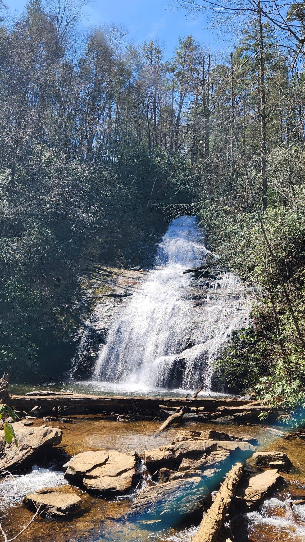 Helton Falls was a short hike and beautiful.