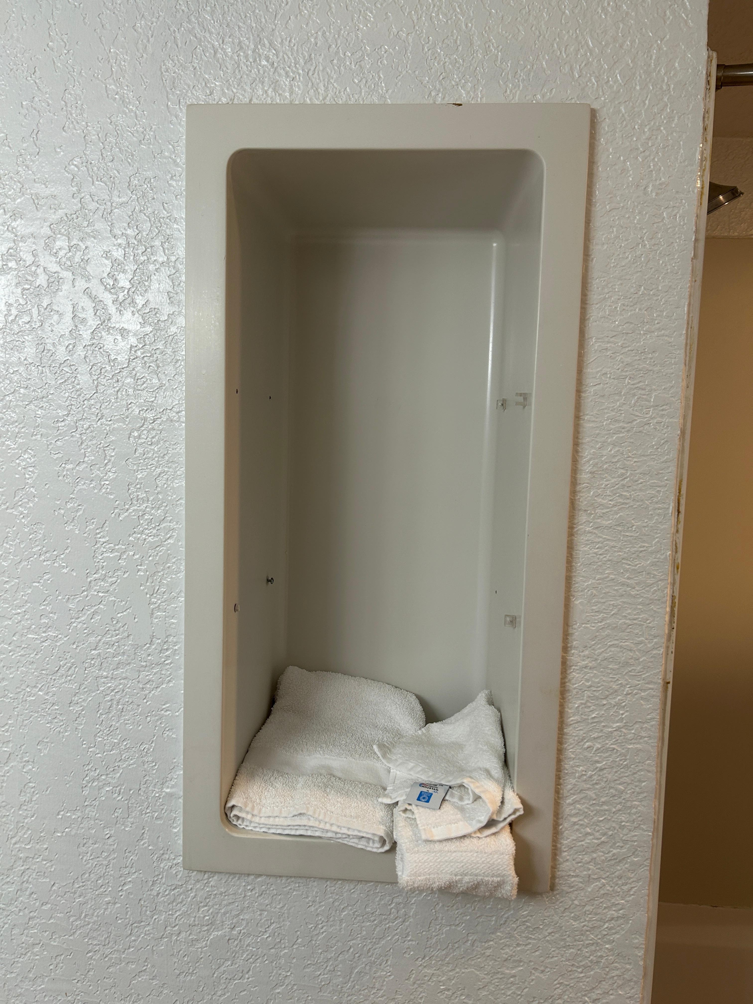 Bathroom door, it all needs a remodel 