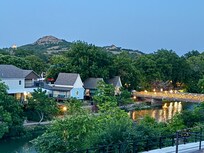View of the little downtown area from the deck