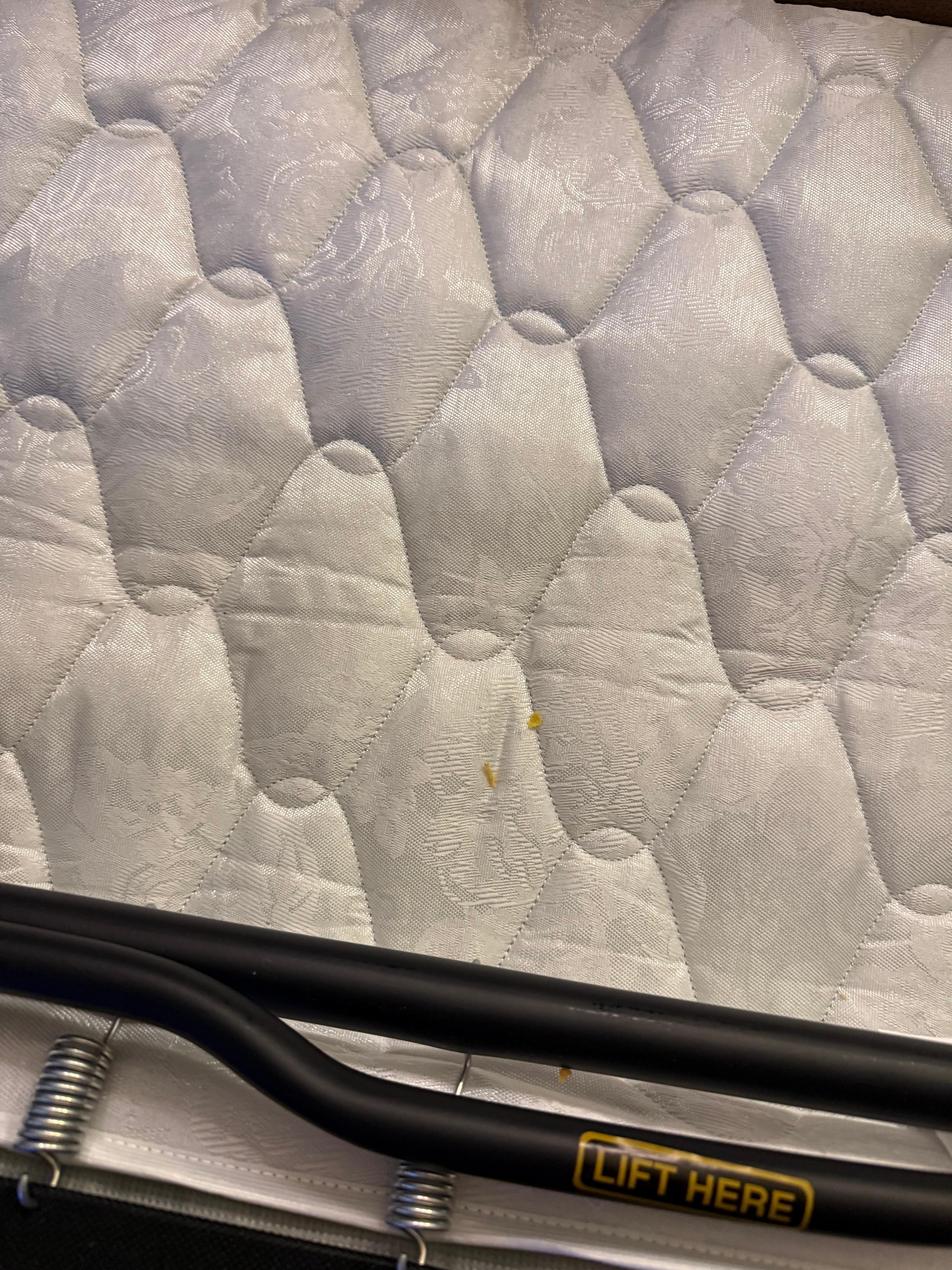 Crumbs on pull out sofa