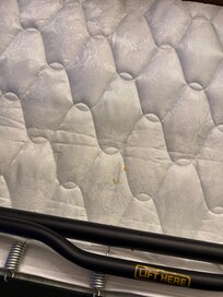 Crumbs on pull out sofa