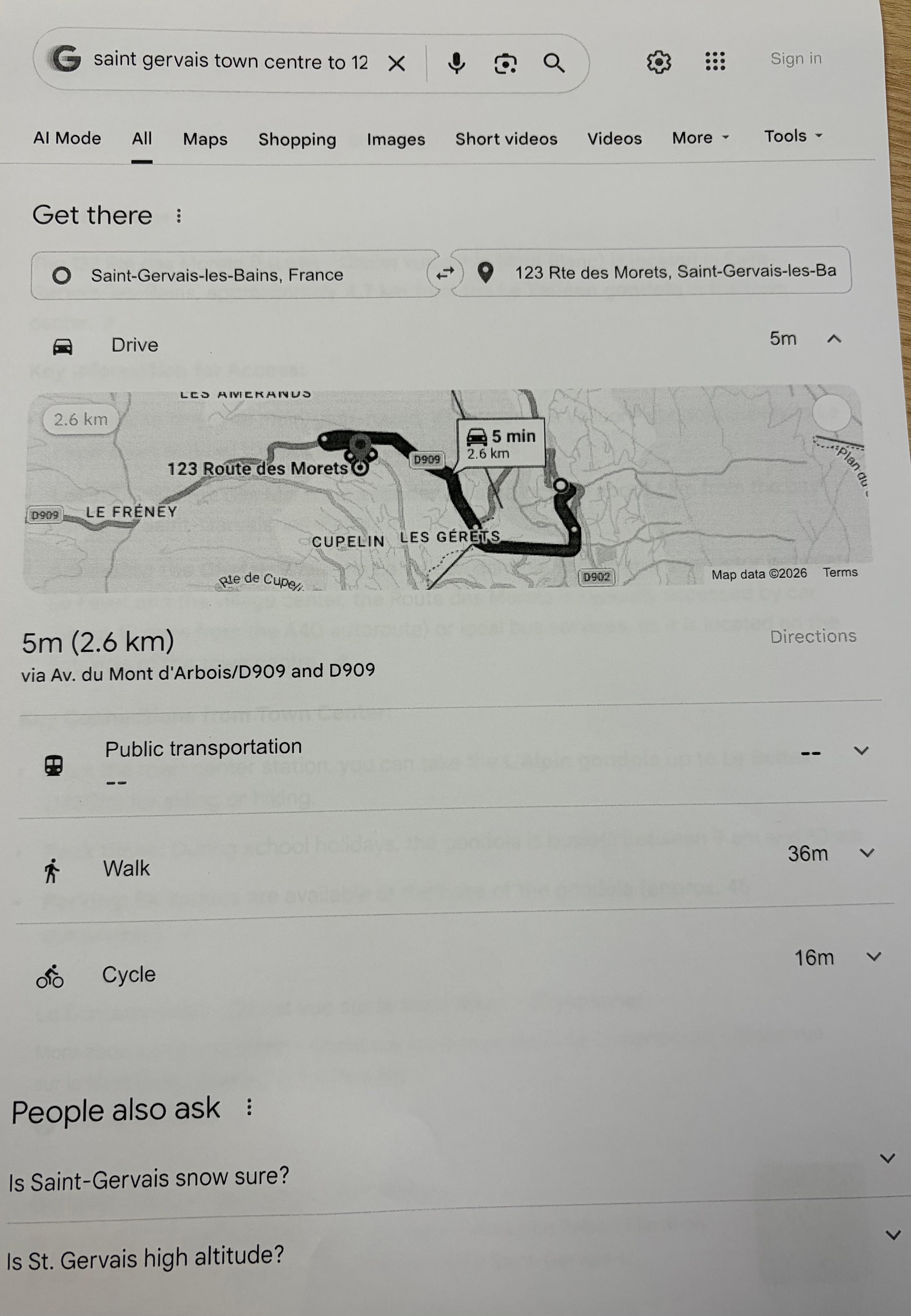 This is an accurate description of the accommodation location 