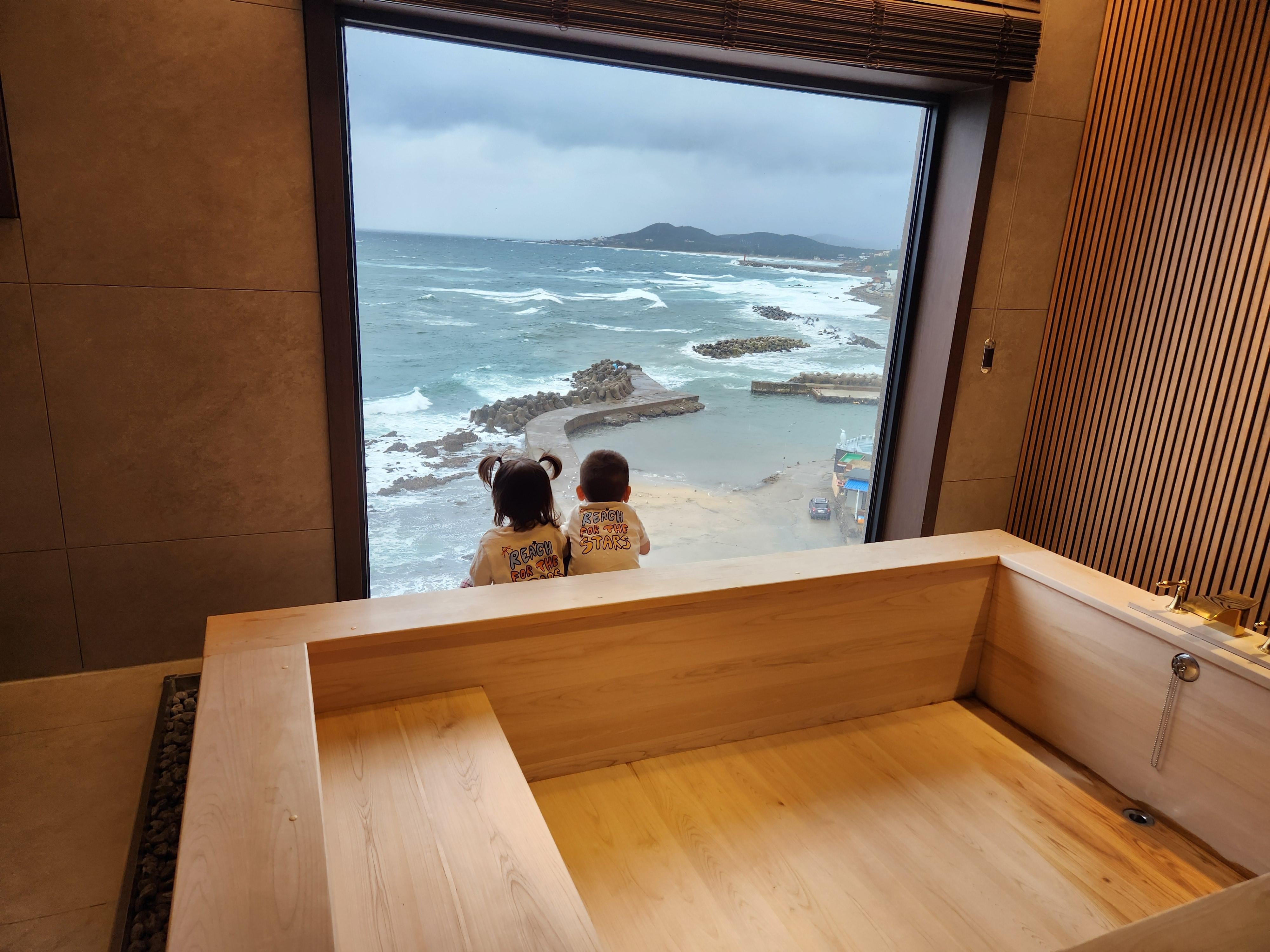 Even our babies loved the view!