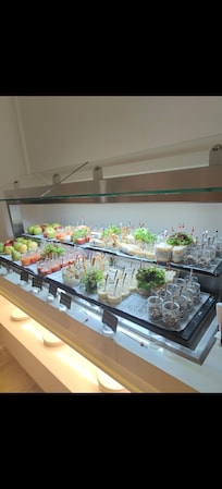 At check in there were great bites.