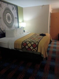 Nice bed. Mattress wasn't too hard.