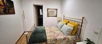 Bedroom with bathroom view