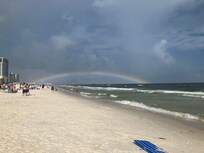 Rainbow after a brief shower