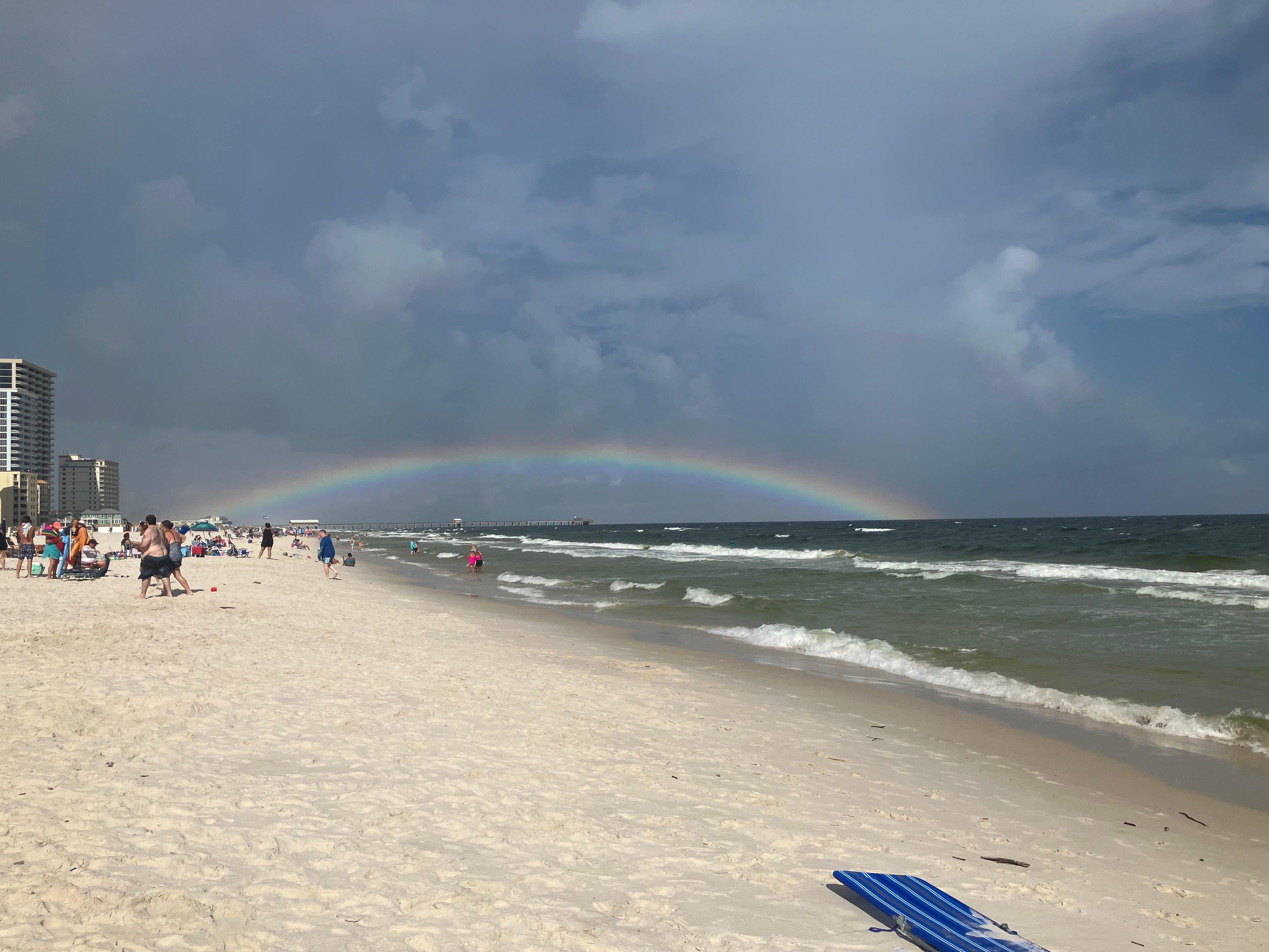 Rainbow after a brief shower