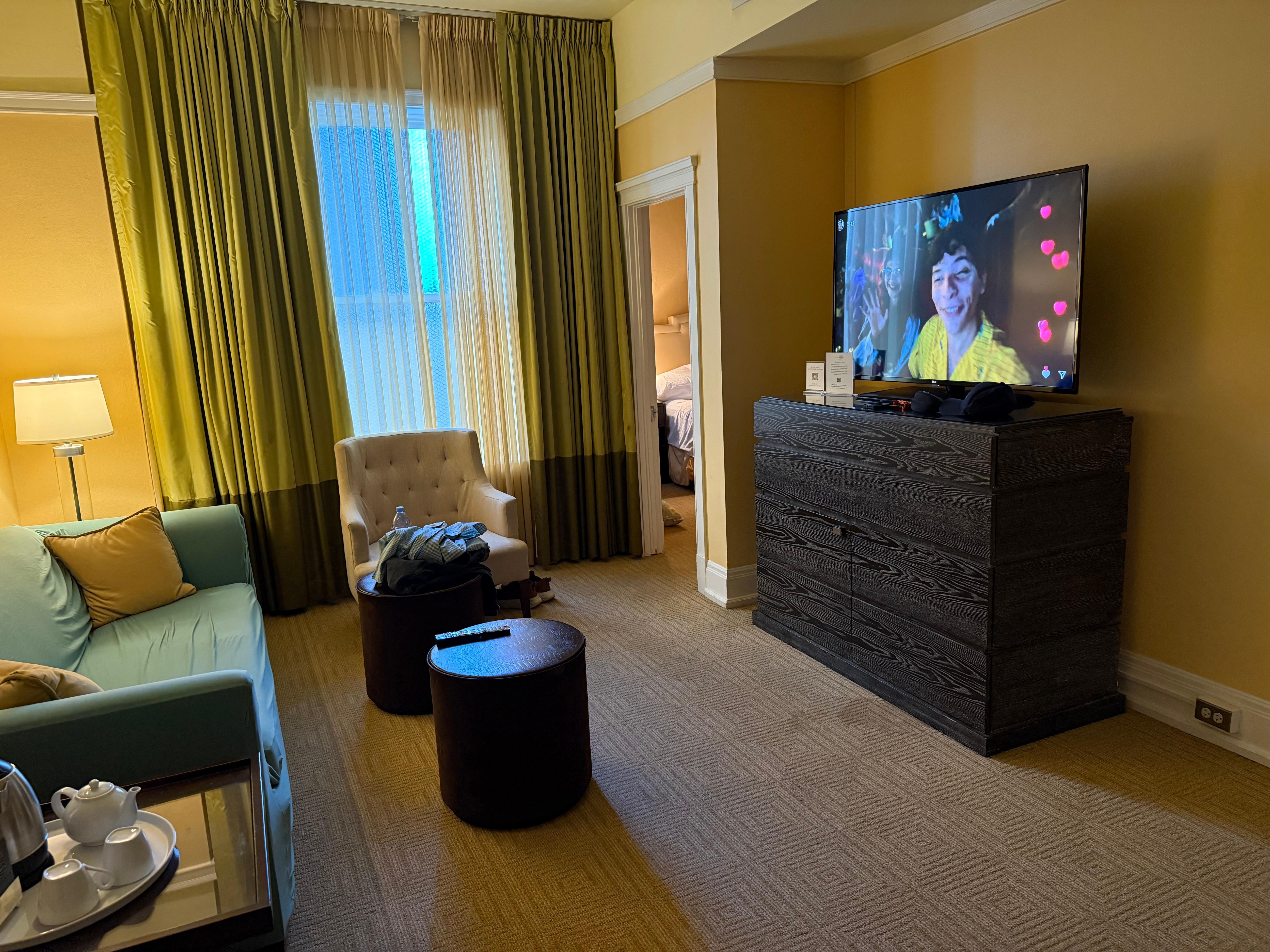 Sub-par room - does not deserve to be called a "suite"!!!