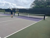 Pickleball courts at the Athletic Club