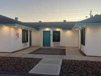 Clean, quiet courtyards