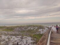 The beautiful Dunes on the less than 5 minute walk to the private beach