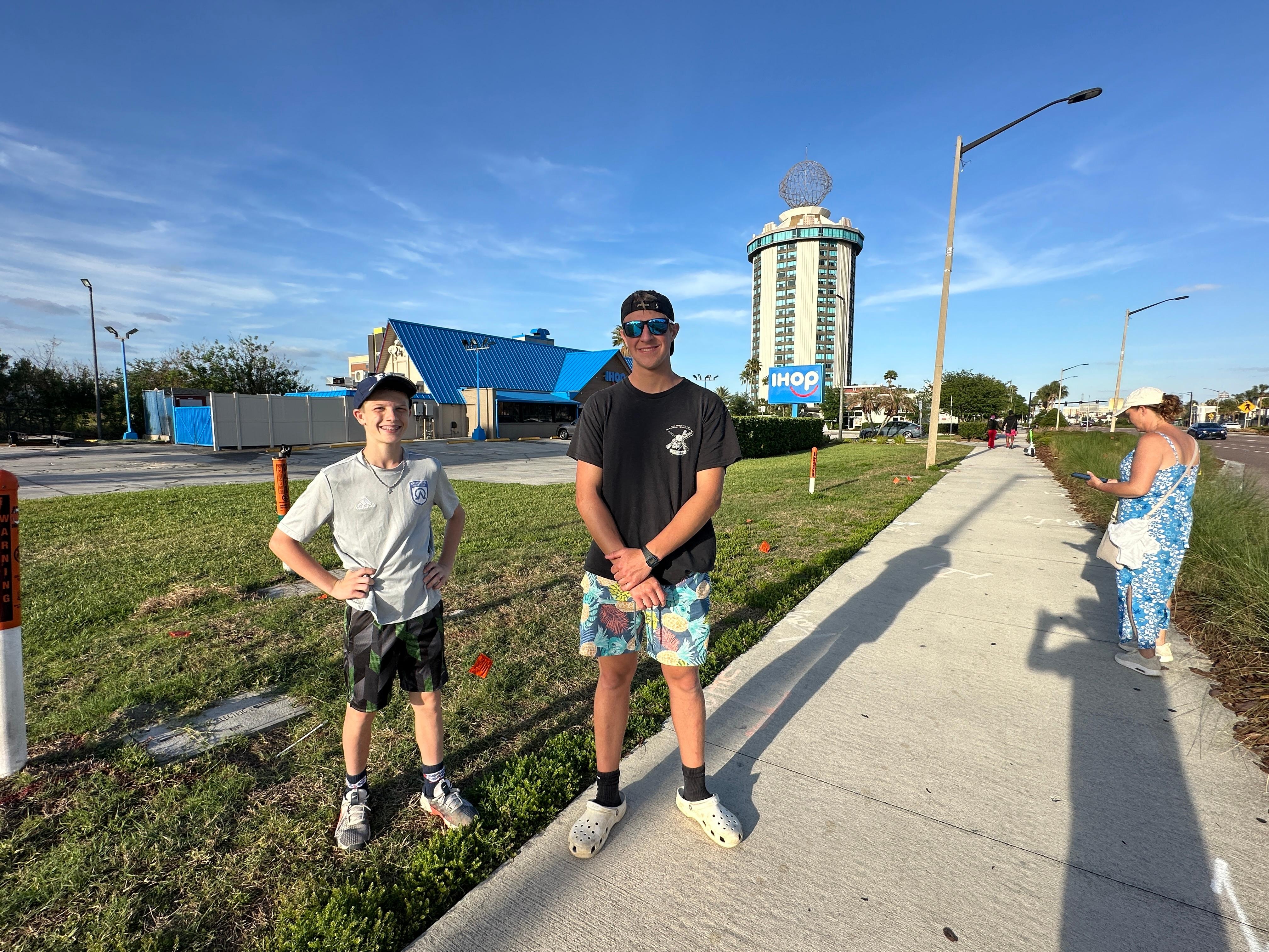 path to Universal Orlando CityWalk