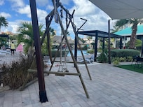 Pool area, well manicured