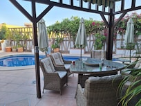 Outdoor patio area