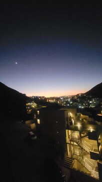 View up the hill