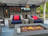 Upper deck facing the house.