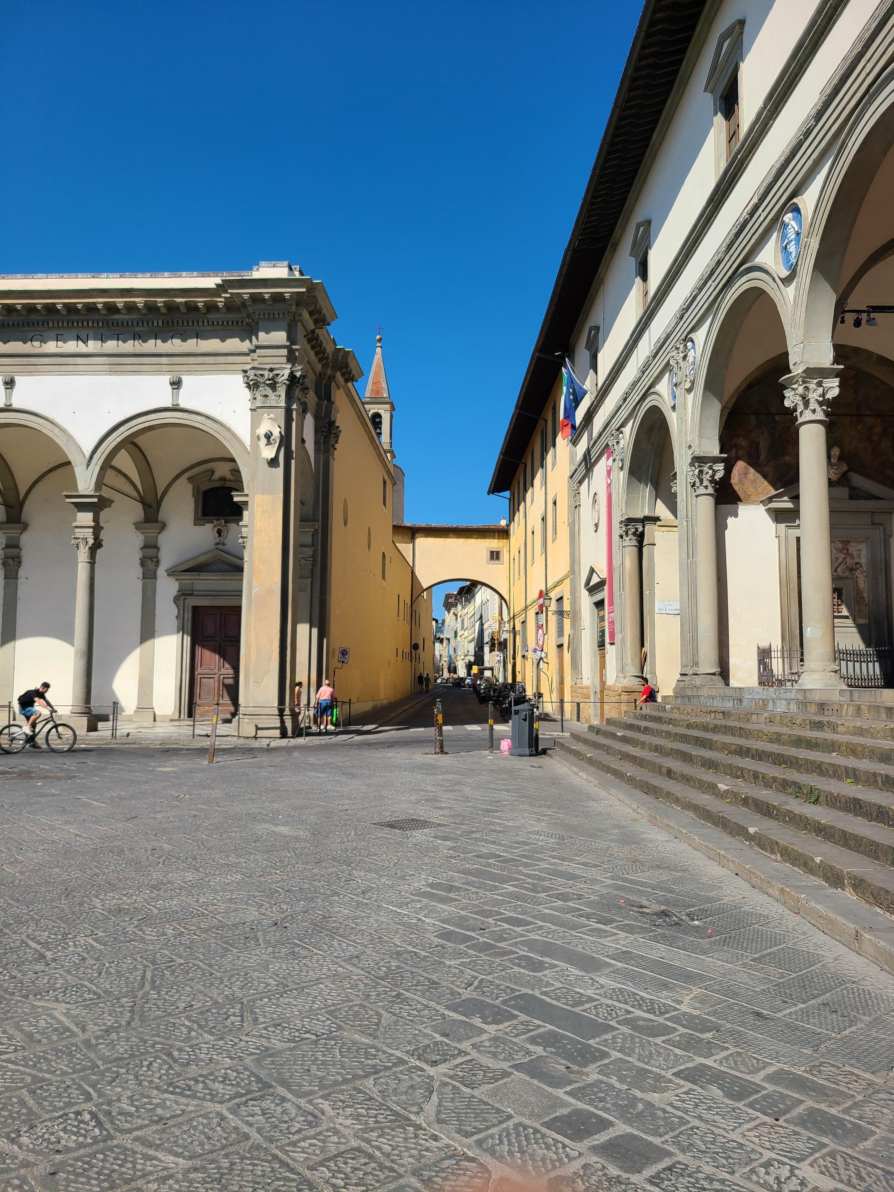 View towards Capponi from Piazza SS Annunziata.