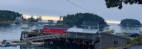 View front the porch. Five Islands Lobster Company a short walk across the street.