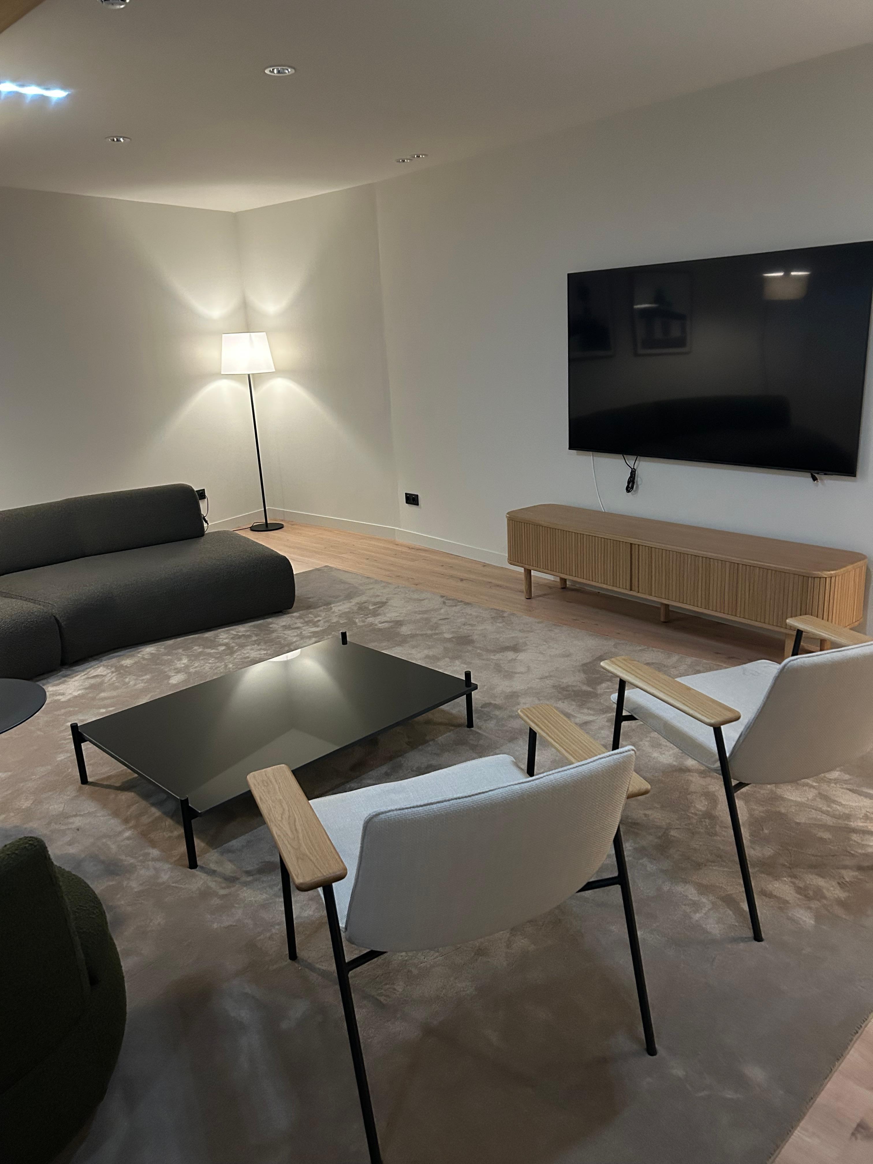 La sala de televisión 