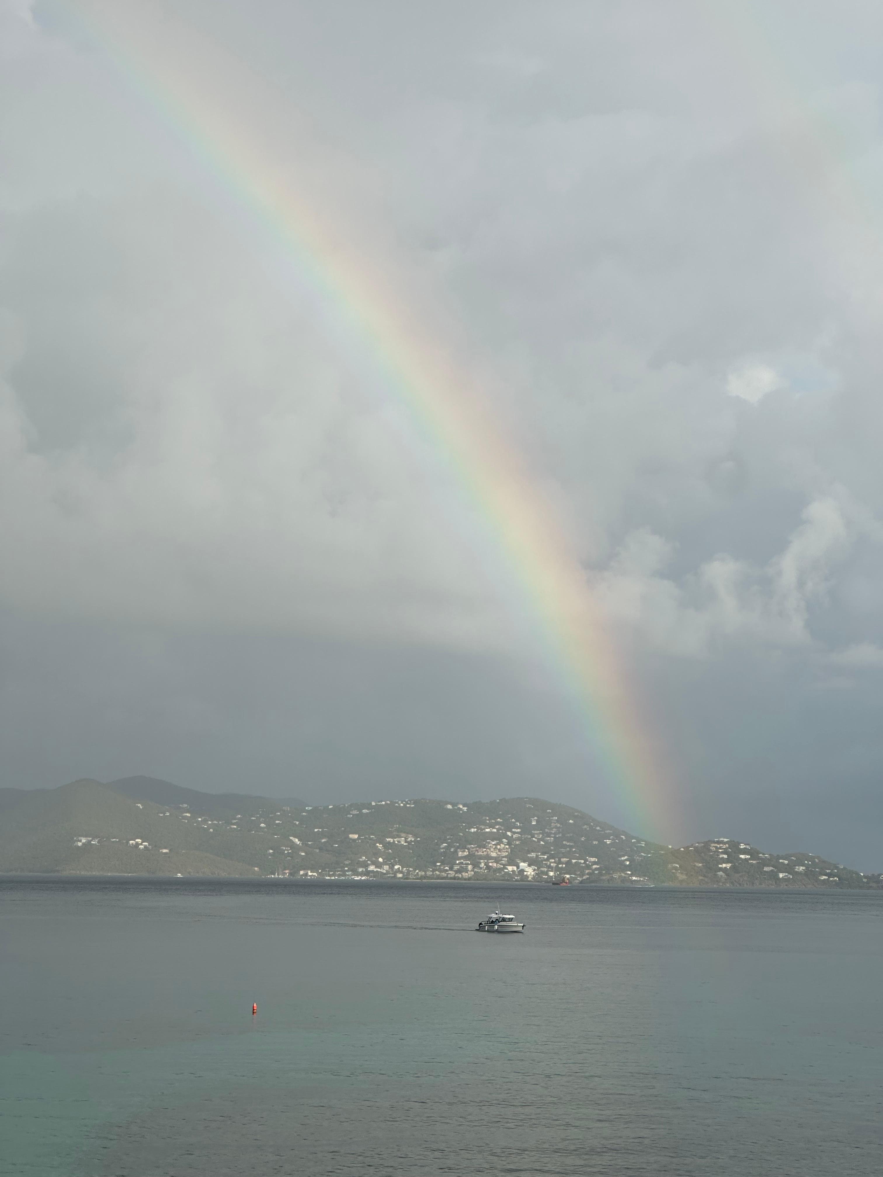 Even on a slightly rainy day, 
St. Thomas shines 