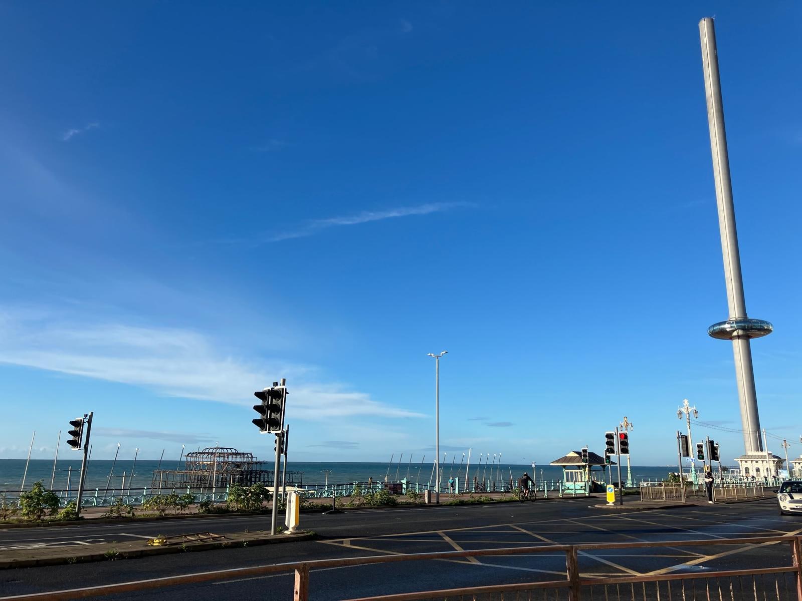 View from front of hotel