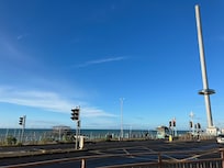 View from front of hotel