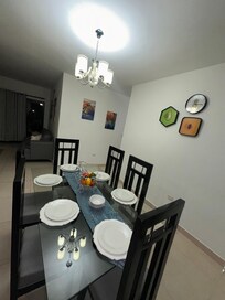 Nice dining for entertaining and stay.