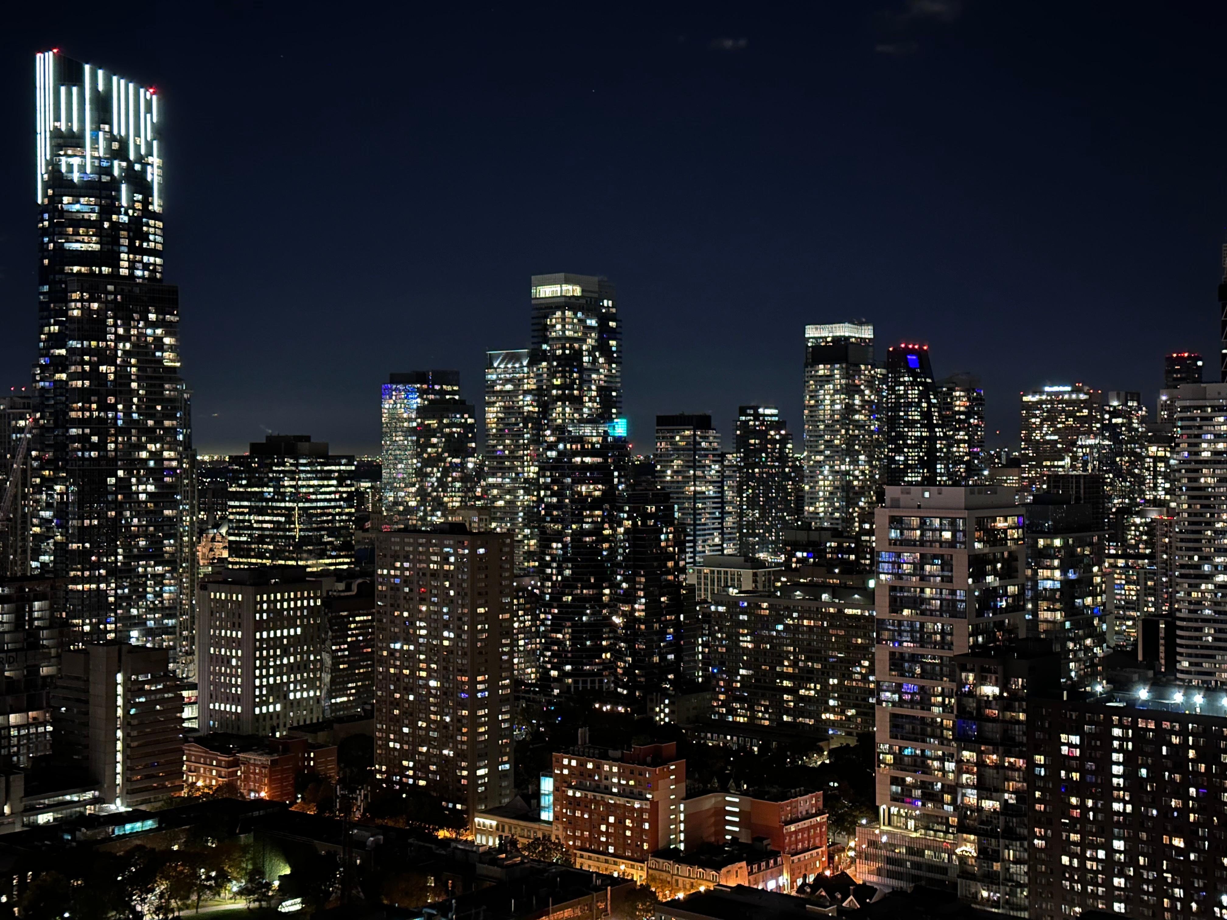 Nighttime Toronto!