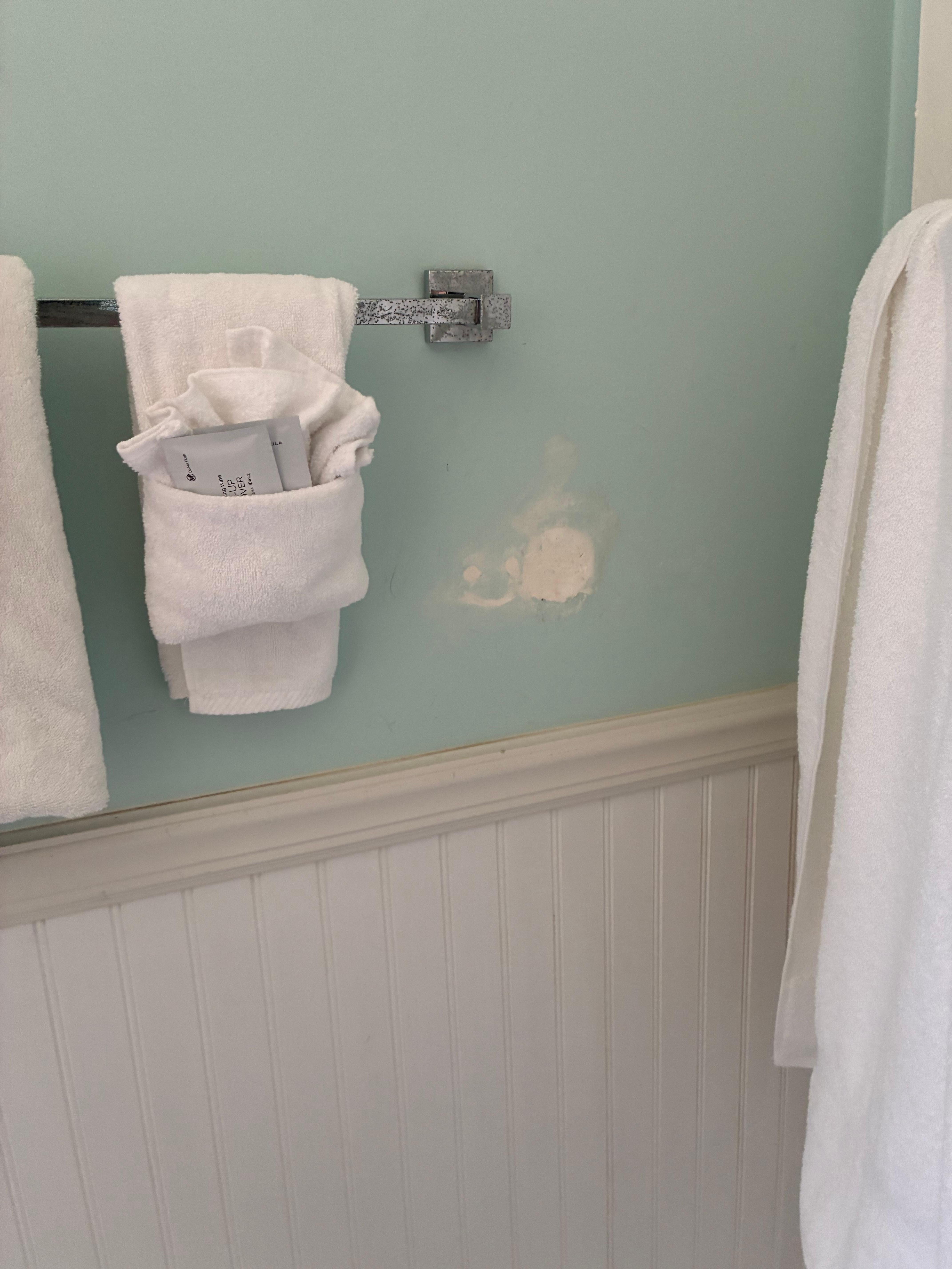 Unfinished dry wall repairs