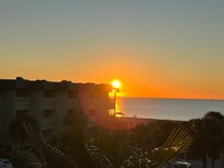 Sunrise from the condo balcony