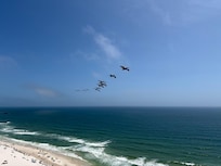 The 18th floor was the same height as the pelicans fly!
