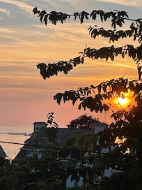 Blick von der oberen Terrasse
