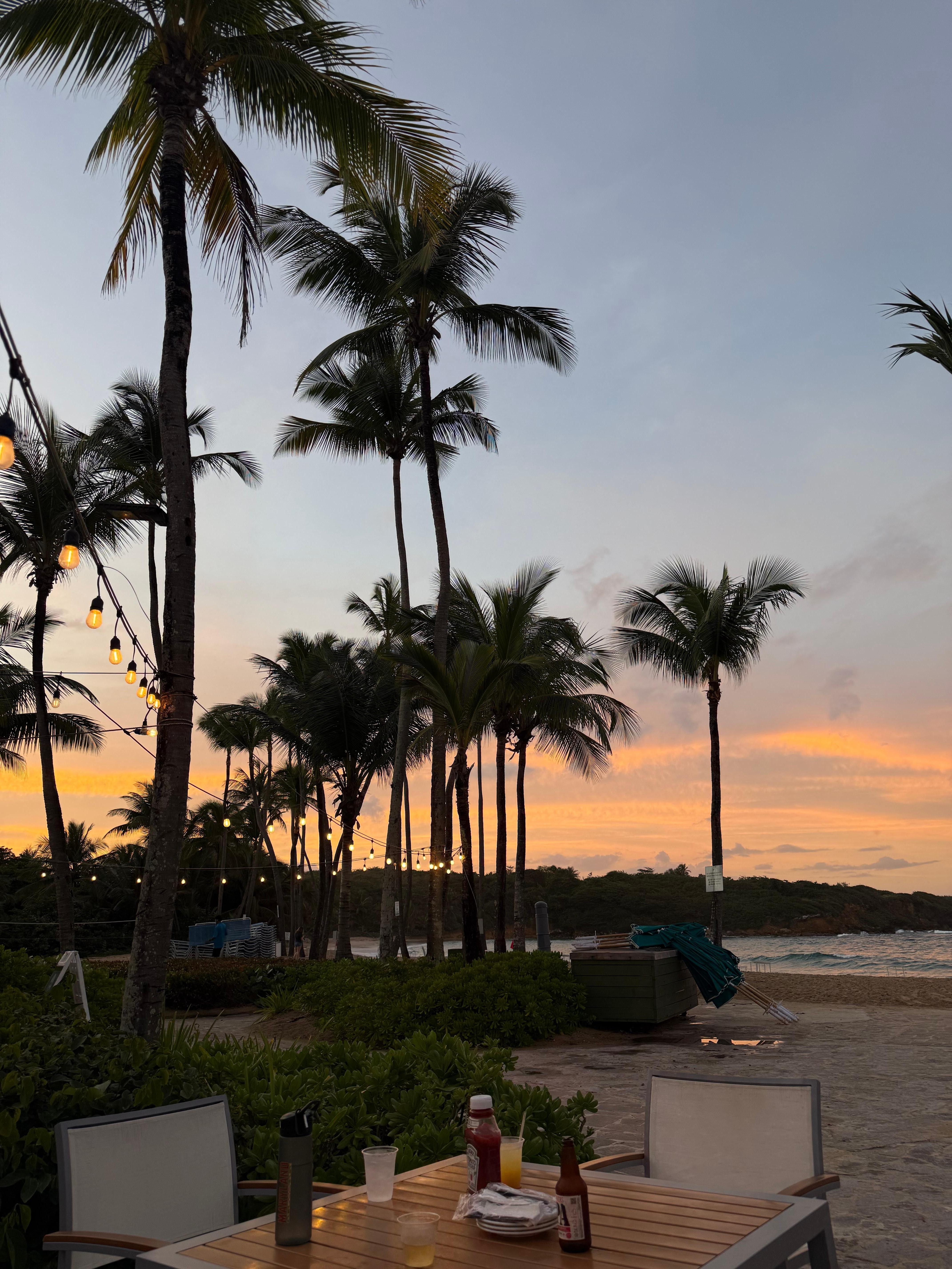 Picture from the Mahi Mahi restaurant and bar between the pool and beach. Great and friendly staff, yummy food!