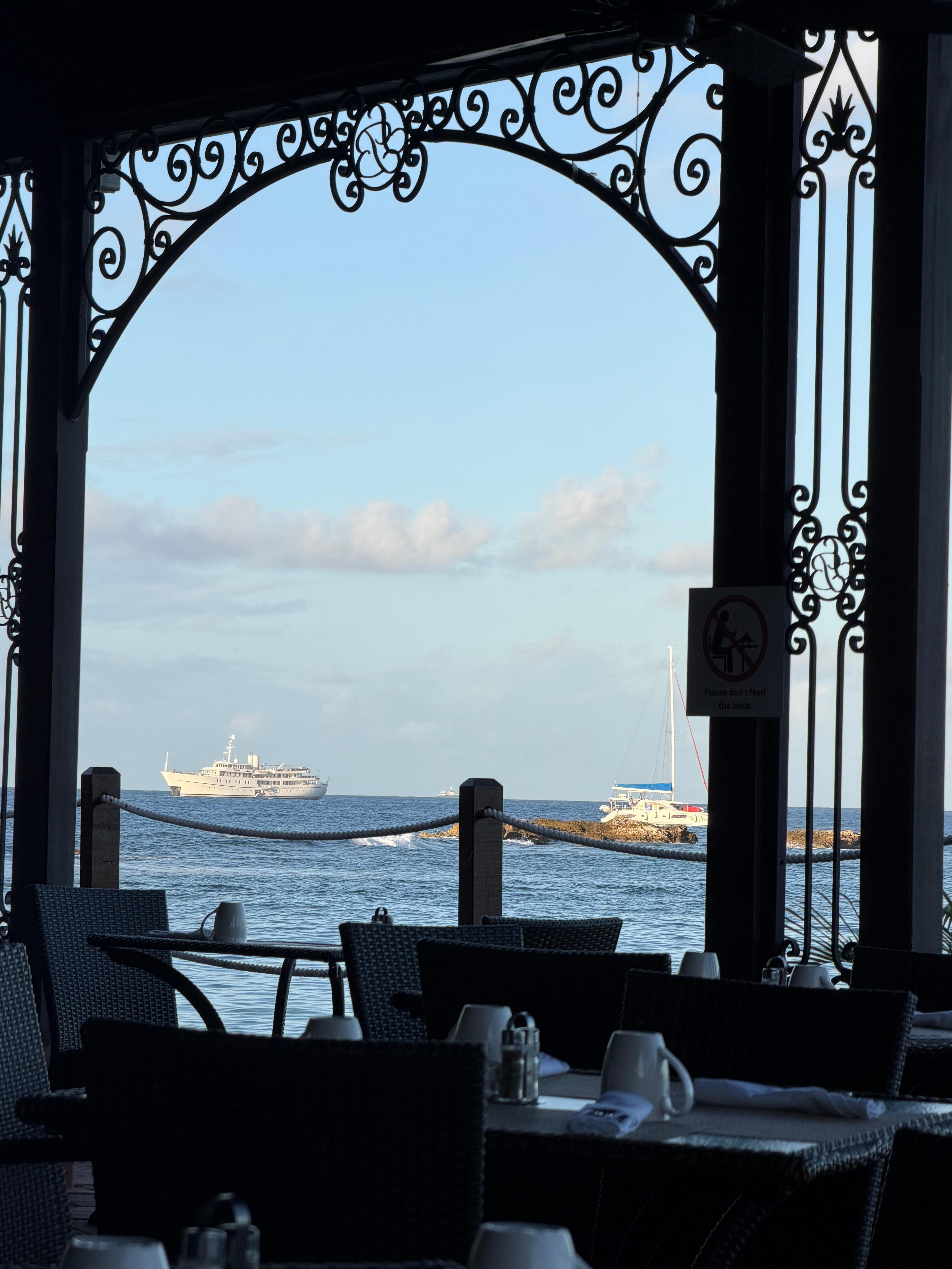 View at breakfast