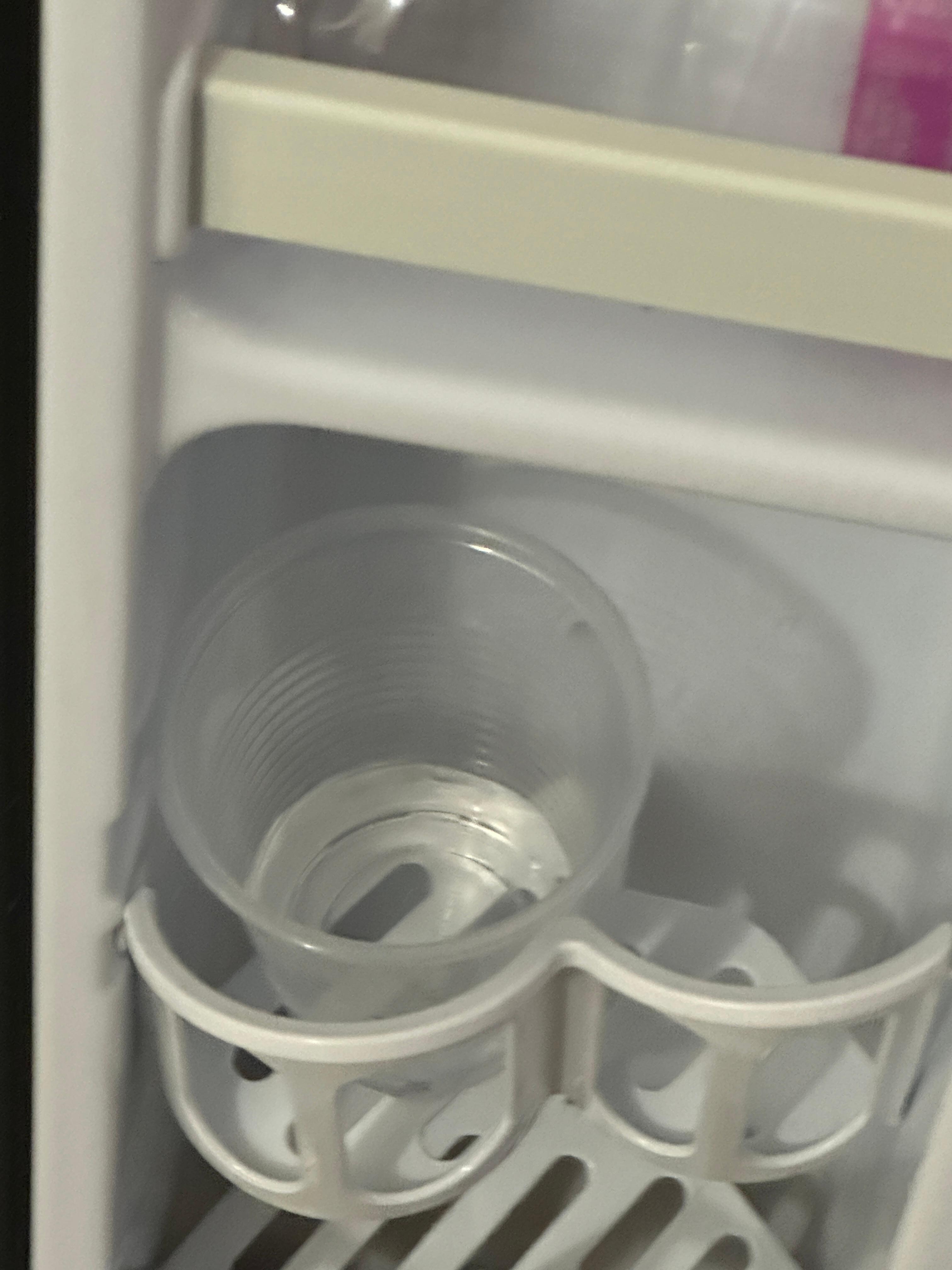 Dirty left over cup. 