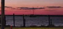 View from the salty pelican.