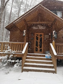 Beautiful snow day at the Bear Affair