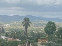 Vue depuis l’avant de la maison