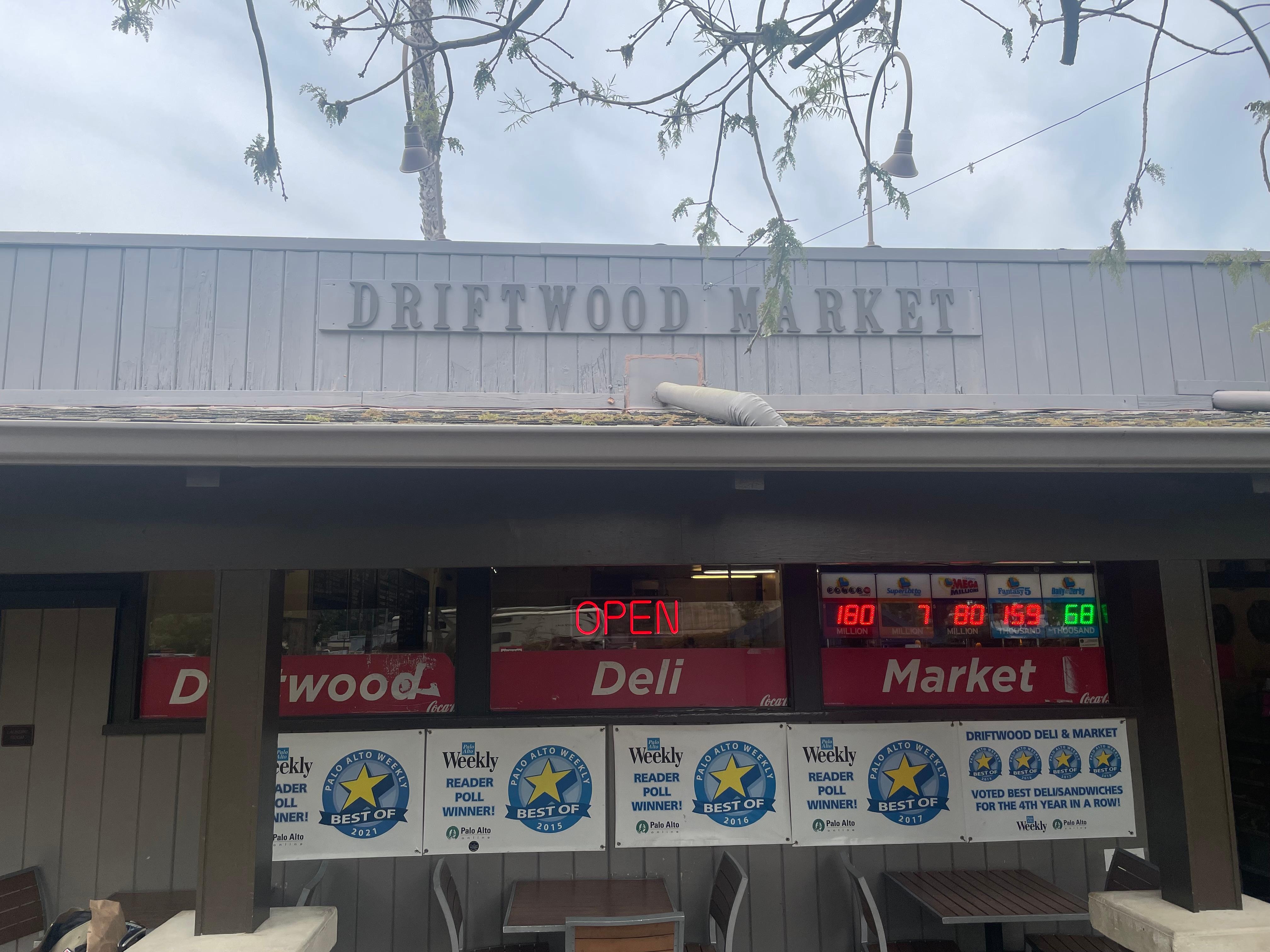 Front of the sandwich market 