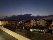 View from parking garage(same floor as condo)