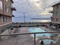 View from our balcony.