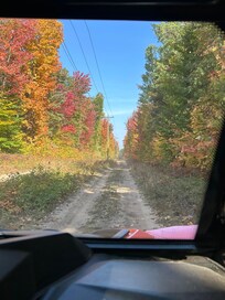 Trail not far from house.