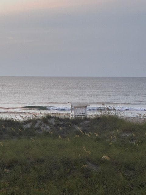 Ocean view from the balcony.