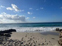 The beach 15 minute walk or 10 minute drive with a 1min walk
