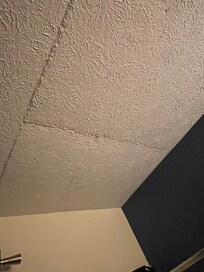 Ceiling looks patched