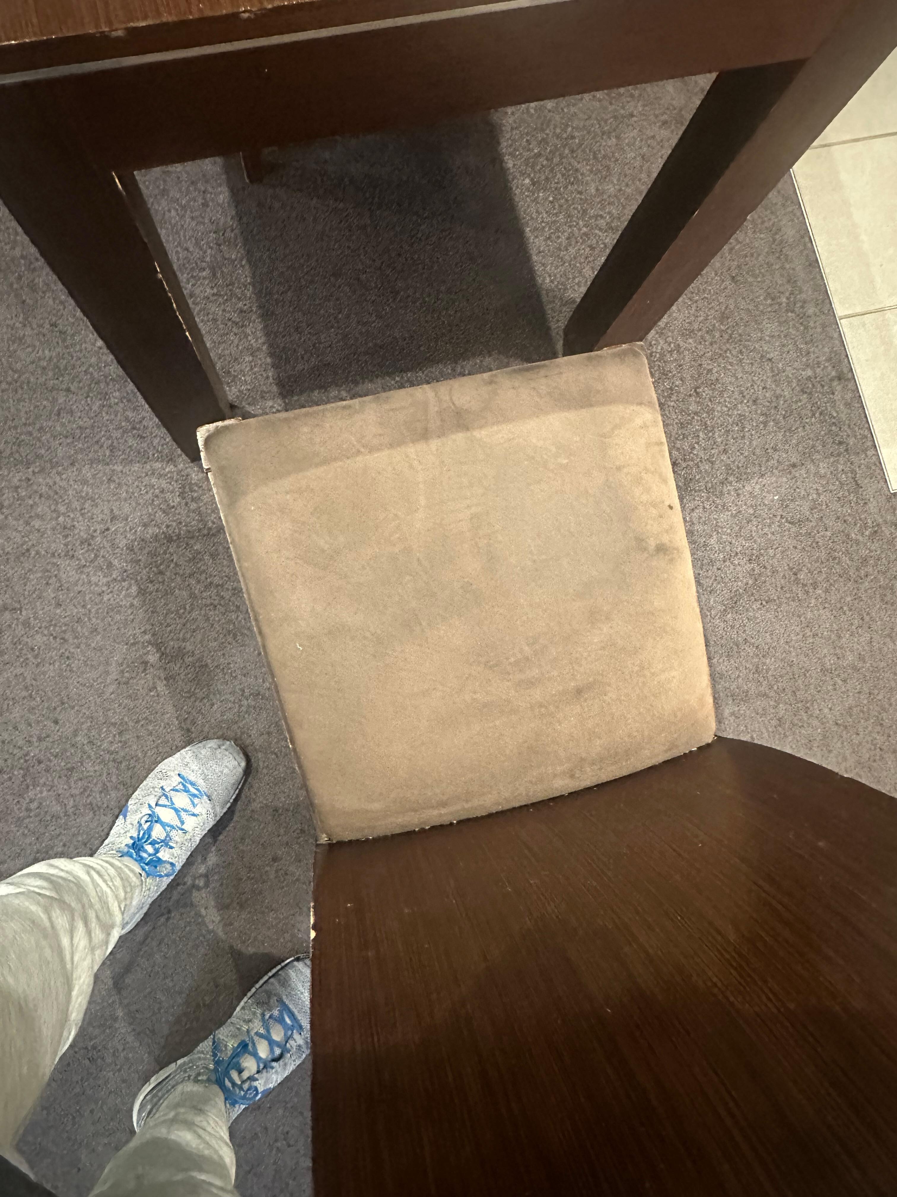 Stained furniture 