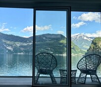 View from sitting area.
