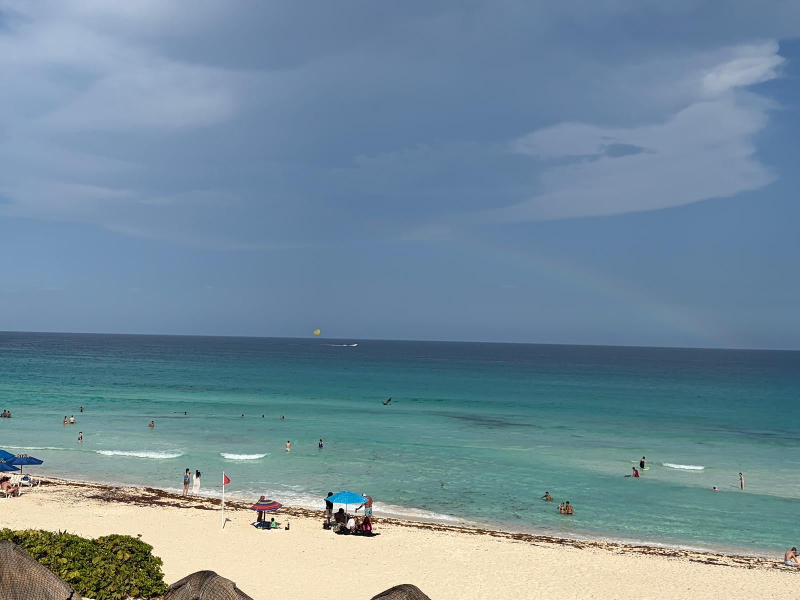 Our view from the balcony of the apartment