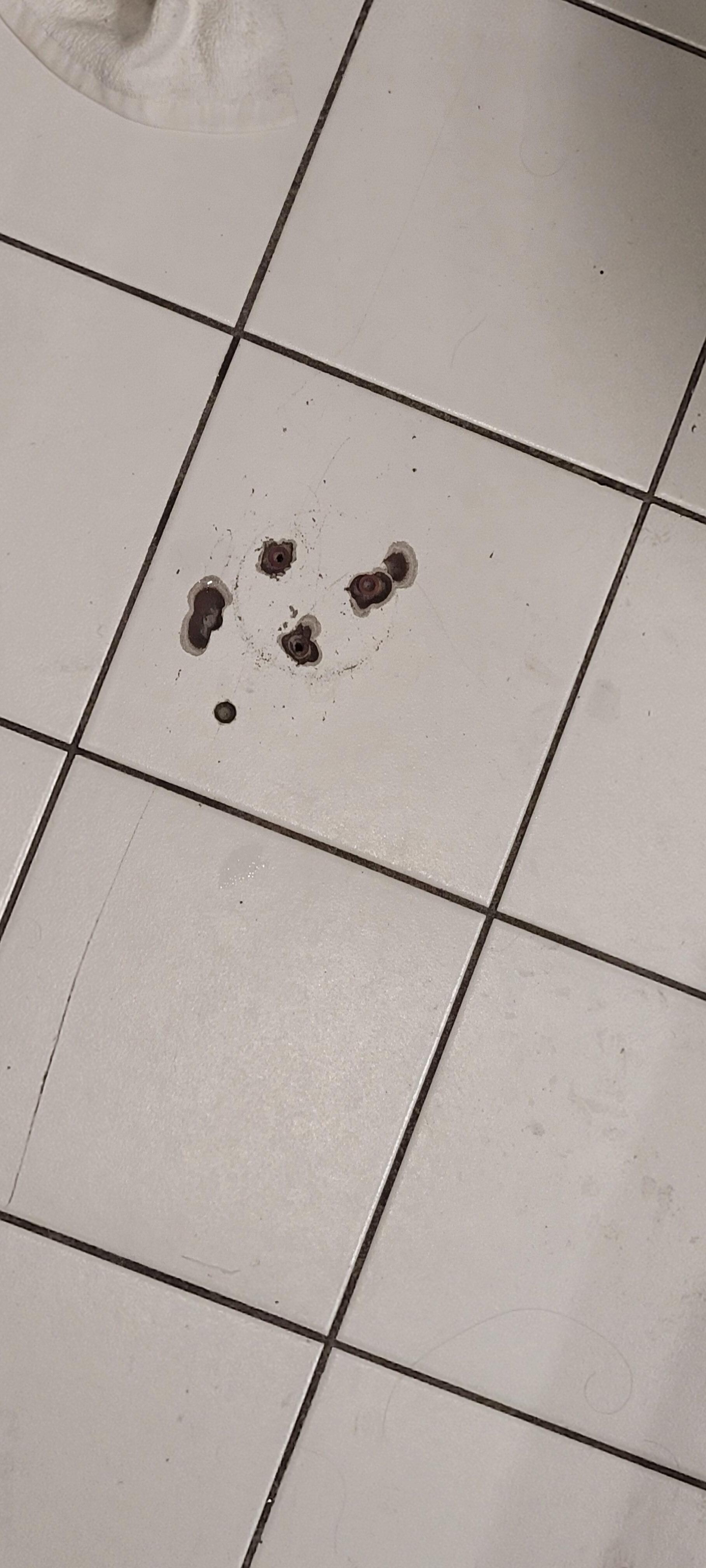 broken tiles
